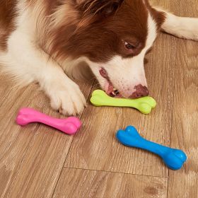 1pc Pet Toy; Soft Bone Shape Toy; Dog Teething Training Bite Resistant Chew Toys 1pc Pet Toy; Soft Bone Shape Toy; Dog Teething Training Bite Resistant Chew Toys